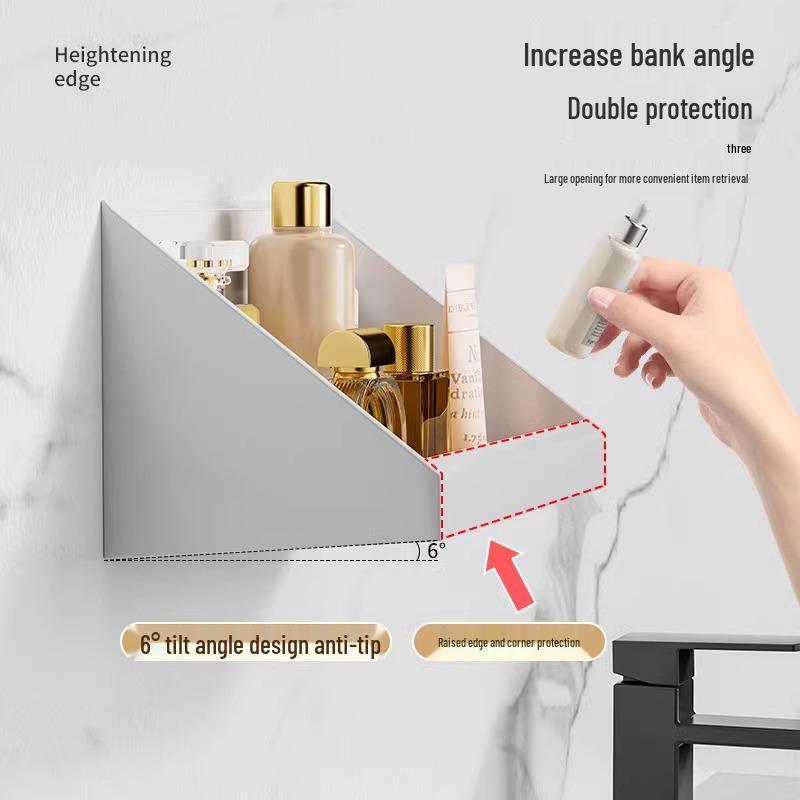 Wall-Mounted Mirror Cabinet Storage Box for Bathroom Cosmetics