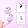 Lavender Dried Flower Bath Bomb, Exploding Bath Salt Ball with Real Flowers,Relaxing Aromatherapy Spa Fizzy Ball, Moisturizing Skin Softener for Women