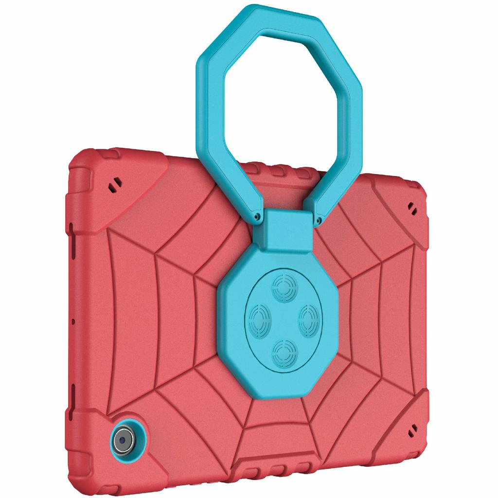For Samsung Galaxy Tab A8 10.5 (2021)/(2022) Case Kickstand Spider Style PC+TPU Rugged Protective Cover
