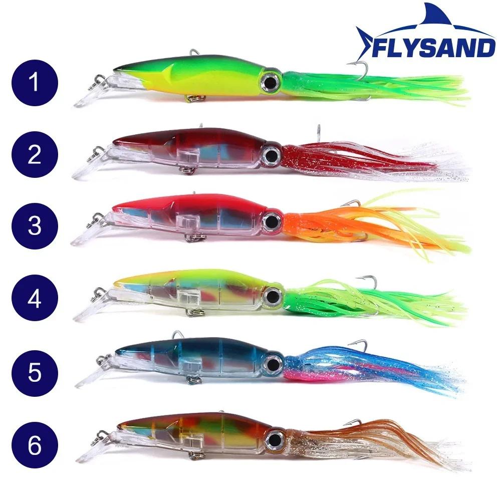 Glow In the Dark Squid Fishing Lure Large Octopus Imitation Bait for Sea Fishing Grouper Fake Lure Accessories