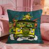 mMutant Ninja Turtles Cushion Cover Premium Comfort Reversible Pillow Cove Two in One Design for Any Room  Car Interior