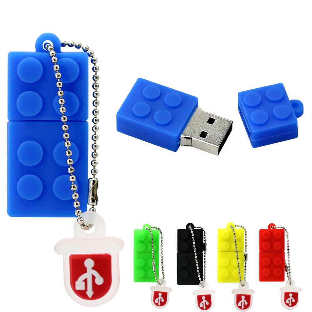 Unidad de Memoria Flash USB de 16 GB con Llavero Colgante para Almacenamiento de Datos