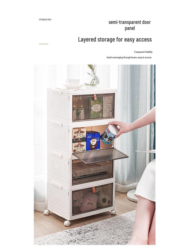 Foldable Drawer and Shoe Storage Cabinet Organizer