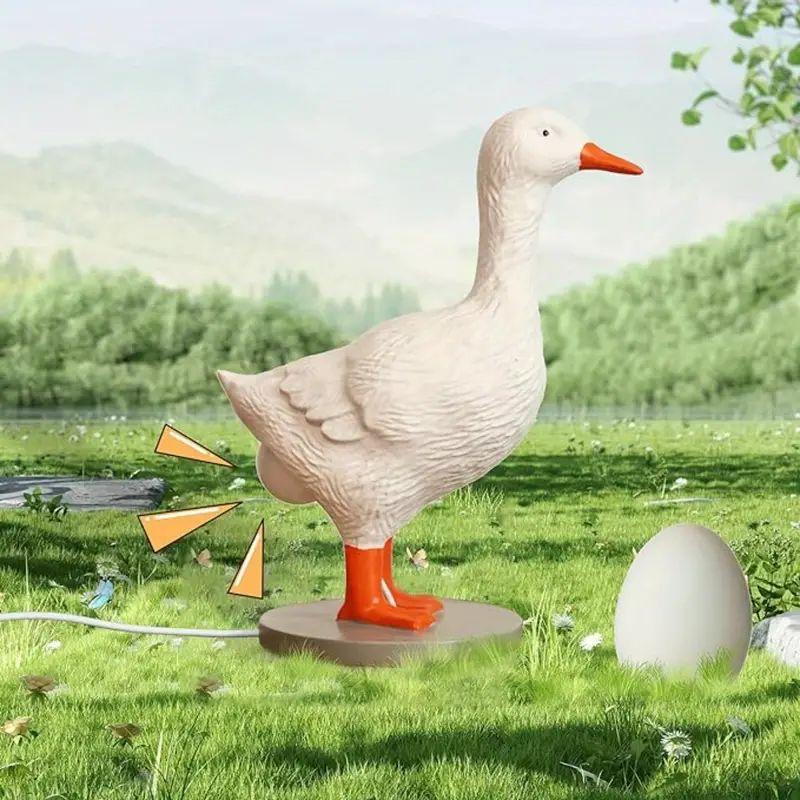 Dekoracyjne lampki nocne symulowane zwierzę zabawne wielkanocne dekoracje do domu impreza karnawałowa lampa z kurczakiem ozdoby nocne