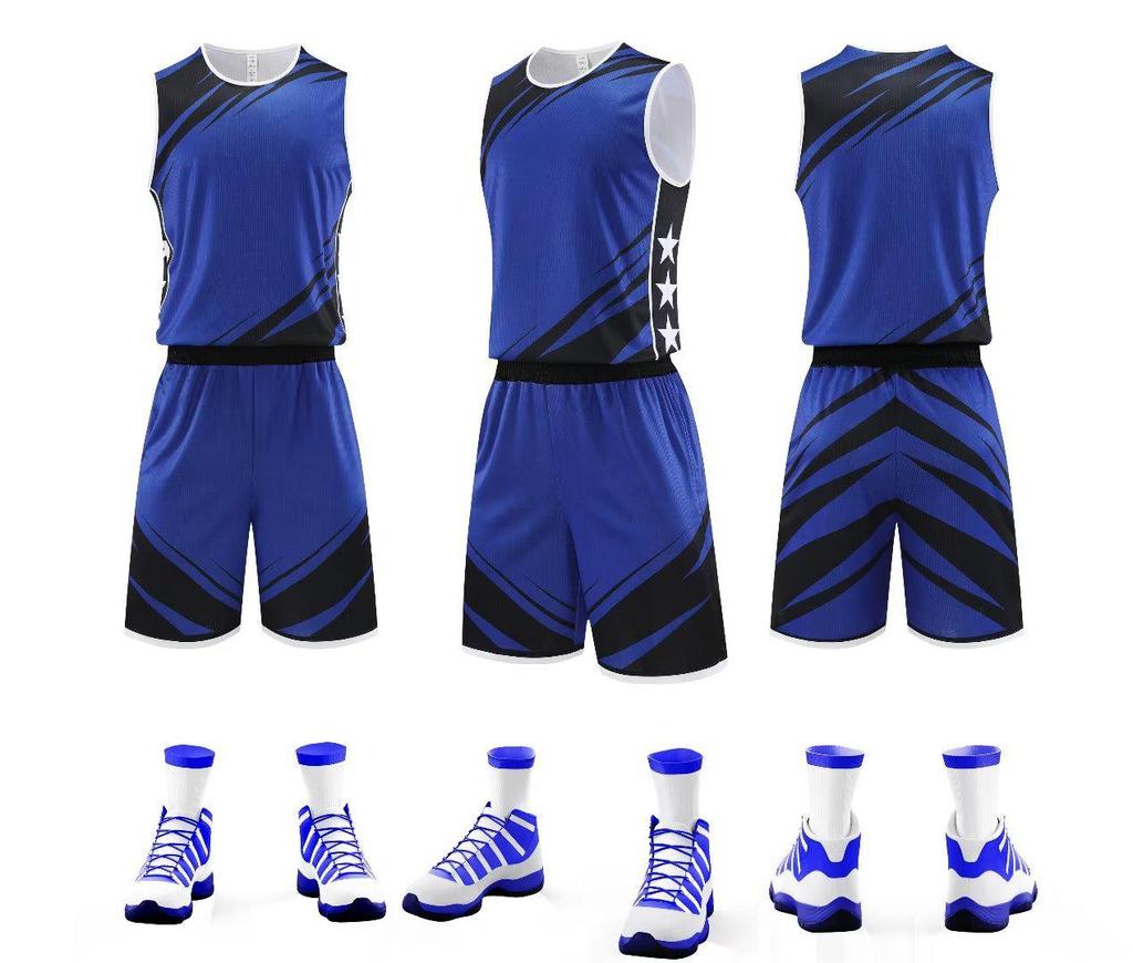 Quick-Dry Basketball Uniform Set for Adults & Kids - Custom Logo