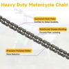 HIAORS 25H Chain 132L with Connecting Master Link for Razor MX500 and MX650 Gas Electric Scooters Mini Bikes Mini Pocket Bikes