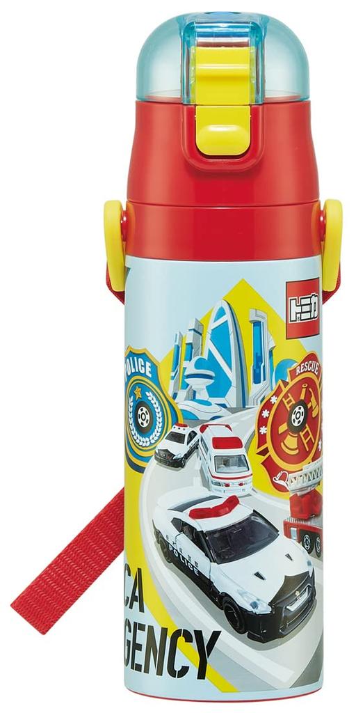 Skater Tomica 23 Stainless Steel Water for Boys Bottle, 470ml, (SDC4-A)