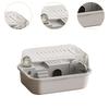 Large Hamster Cage Habitat Open Roof Breathable Silent Runway Portable House