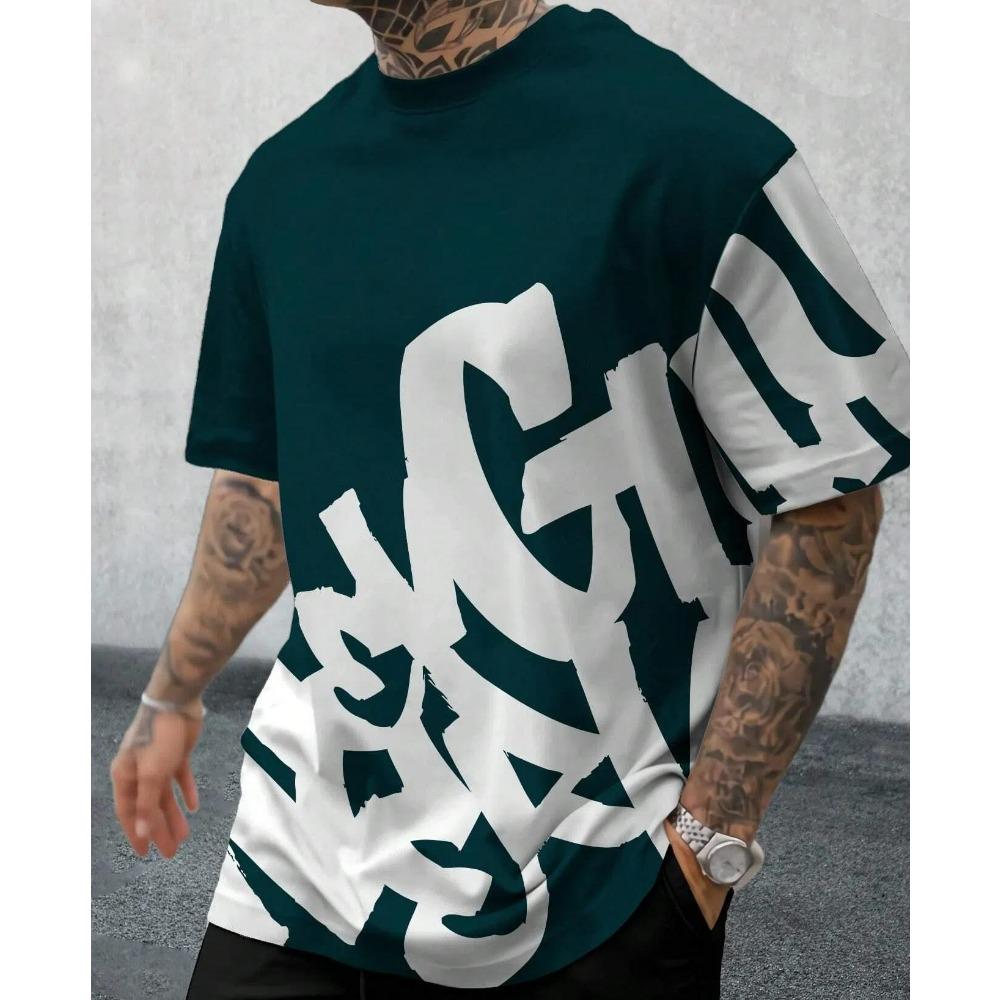 3d Printing Summer T-shirt for Men's Casual Short-sleeved T-shirt Retro Casual Oversize Round Neck Women T-shirt Tops