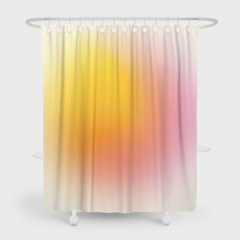 JINRUN Badezimmer verdickter wasserdichter Vorhang, schimmelfester Duschvorhang, Duschtrennwand-Vorhang, Duschvorhang, Badezimmer-Vorhang, kostenlose Perforation