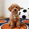 World Cup Theme Pet Necklace for Cat Dog Sports Themed Collar with Football Basketball Pattern Party Festival Decoration Adjustable Pet Accessory