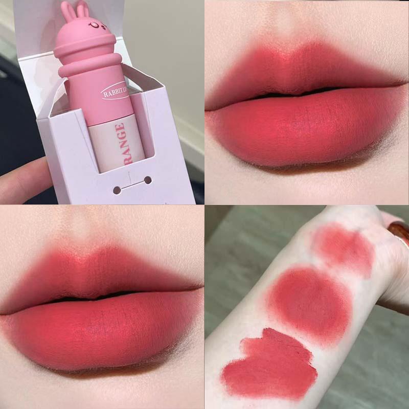 Smooth&Mist Lip Clay Blendable Non-Drying Matte Lightweight Lip Glaze Korean Style Cute Design