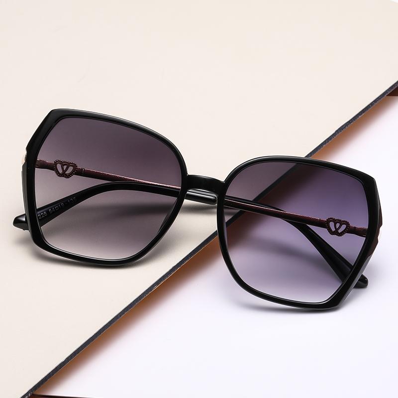 Motorcycle 3pcs Fashion Square Sunglasses Women Outdoor UV Protection Eyewear Oversized Gradient Oculos UV400 Eyewear