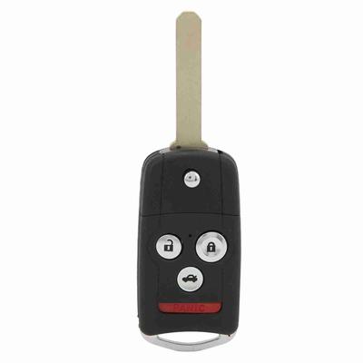 4 Buttons Car Key Fob Shell MLBHLIK?1T Foldable Replacement for Accord Acura MDX RDX ZDX