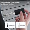 WEST BIKING Bicycle CO2 Inflator Valve Head Universal Adapter for Presta & Schrader Valves with Anti-Freeze Foam Sleeve