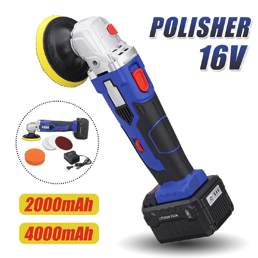 16V Grinder Polishing Machine Car Polisher Sanding Machine Orbit Polish Adjustable Speed Sanding Waxing