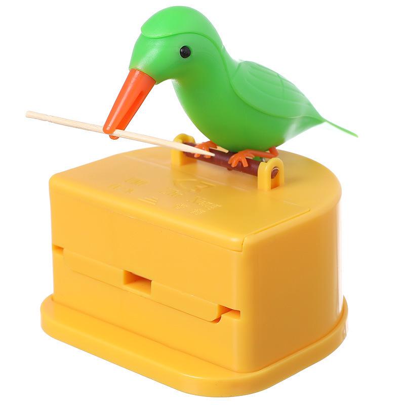 Smart Bird Toothpick Dispenser: Automatic Pop-up Cute Bird Toothpick Holder