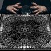 Bird Moon Pattern Astrology Tablecloth Tarots Divinations Tablecloth Altars Cloth Divinations Board Game Accessory