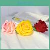 Artificial Velvet Rose Rose Head With Embossed Craft For Wedding Romantic Venue