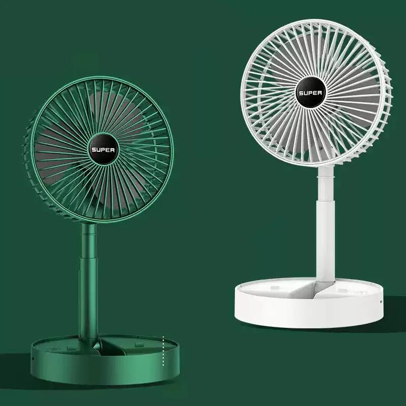 Electric fan small household ultra quiet office desktop portable folding USB student dormitory 2026 new small fan