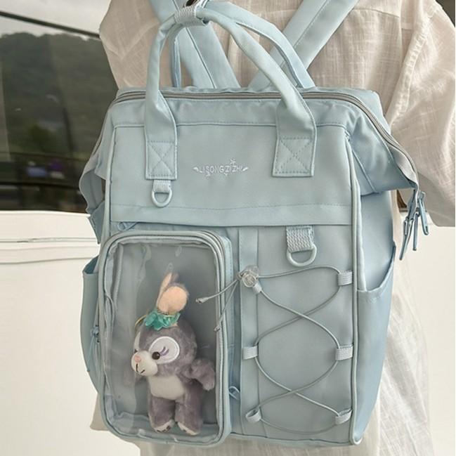 Transparent Backpack/Ita Bag/handbag for Young Girls