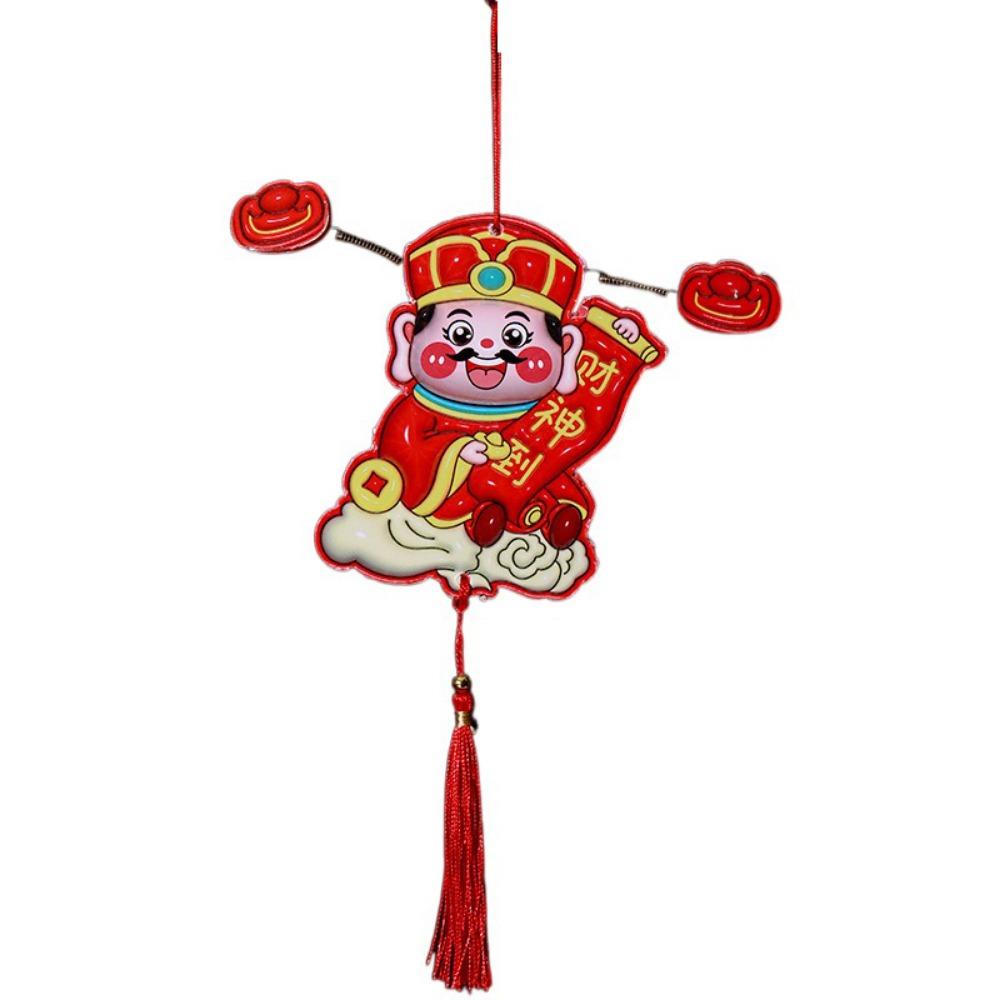 Cartoon Shaking Head God Pendant 3D Spring Festival Magnet  Refrigerator