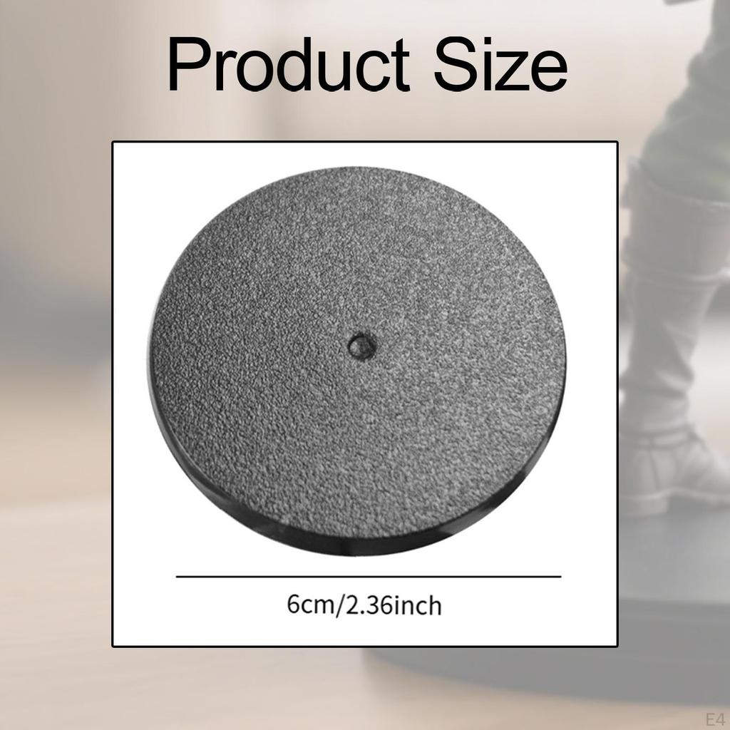 Gaming Miniatures Bases 2.36 Inch Game Figure Toy Display Wargaming Hobby