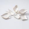 25 Pcs Tasting Dishes Disposable Dishes - Home Compostable Microwavable And Freezable White Bagasse Food