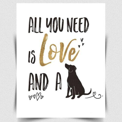 

METAL SIGN WALL PLAQUE funny quote sayingAll you need is love and a dogAluminum 20x30cm（7.8x11.8inch）