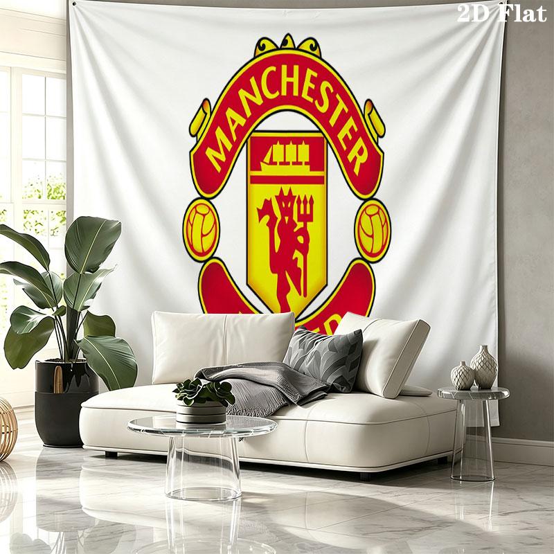 Red Devils Wall Tapestry, Aesthetic Printed Fabric Blanket, Suitable for Bedroom, Living Room, and Home Decor.