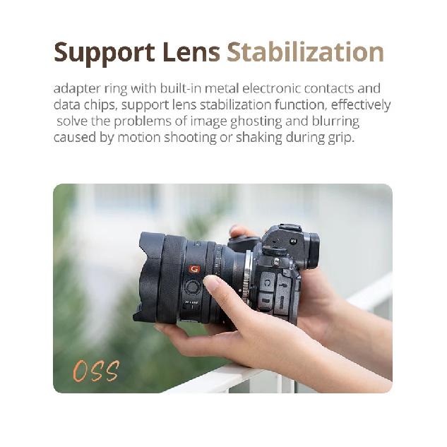 Viltrox E-Z Booster Lens Mount Adapter Auto Focus for Sony E-mount Lens Adapter To Nikon Z-mount Series Mirrorless Camera Z5 Z50