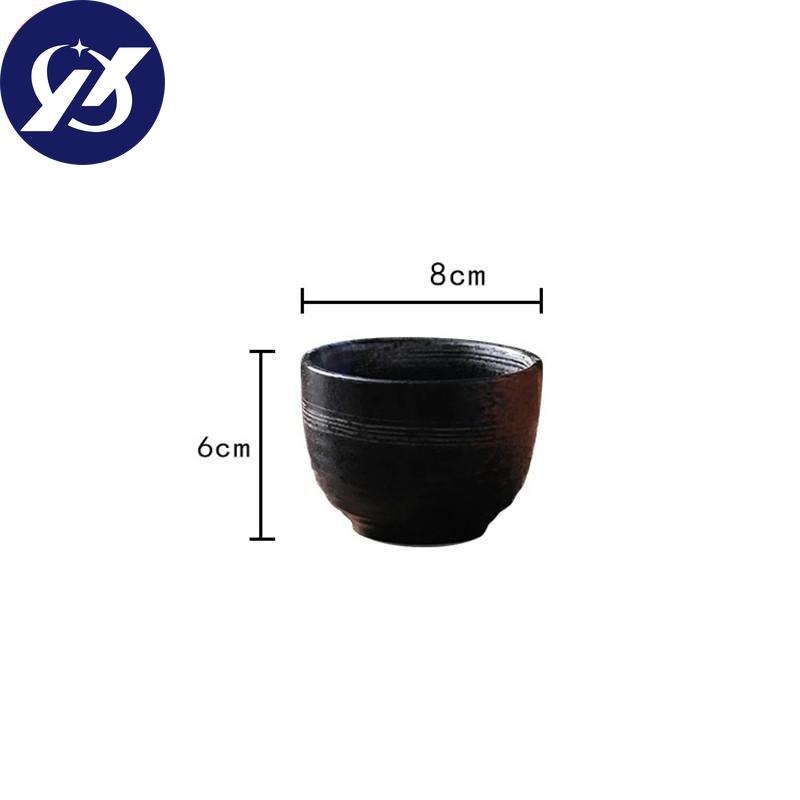 Japanese Ceramic Retro Hand-painted Teacup Household Stoneware Water Mug Office Restaurant Drinkware