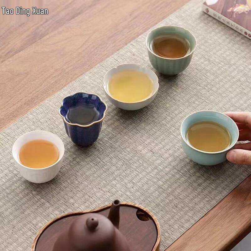 Taodingxuan Five Great Kilns Master Tea Cup Set