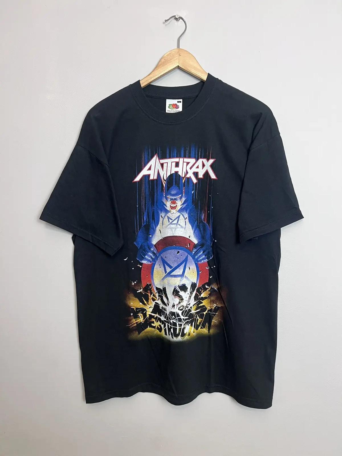 00s Vintage Anthrax Music Of Mass Destruction Large Unisex T-Shirt XXL