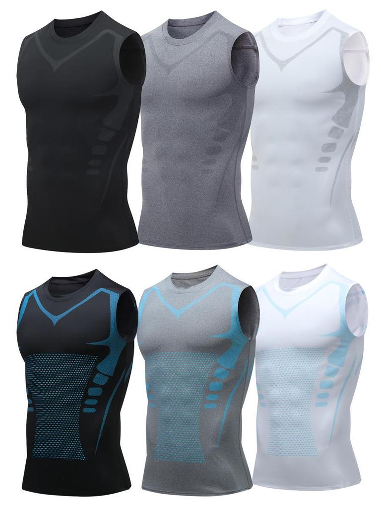 Men's Quick-Dry High-Elastic Tank: Fitness, Running, Basketball, Football Training Apparel