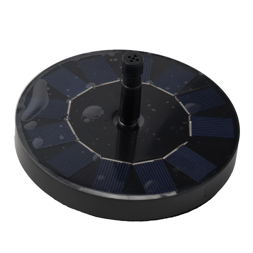 13cm/18cm Solar Fountain Solar Powered Fountain Waterfall Garden Decor Outdoor Bird Bath Fish Tank Pool Pond Fountain Floating