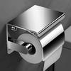 Stainless Steel Wall-Mounted Tissue Holder with Shelf