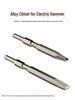 Hexagonal 0810 Jackhammer Chisels: Pointed & Flat Alloy Chisels 17x260mm