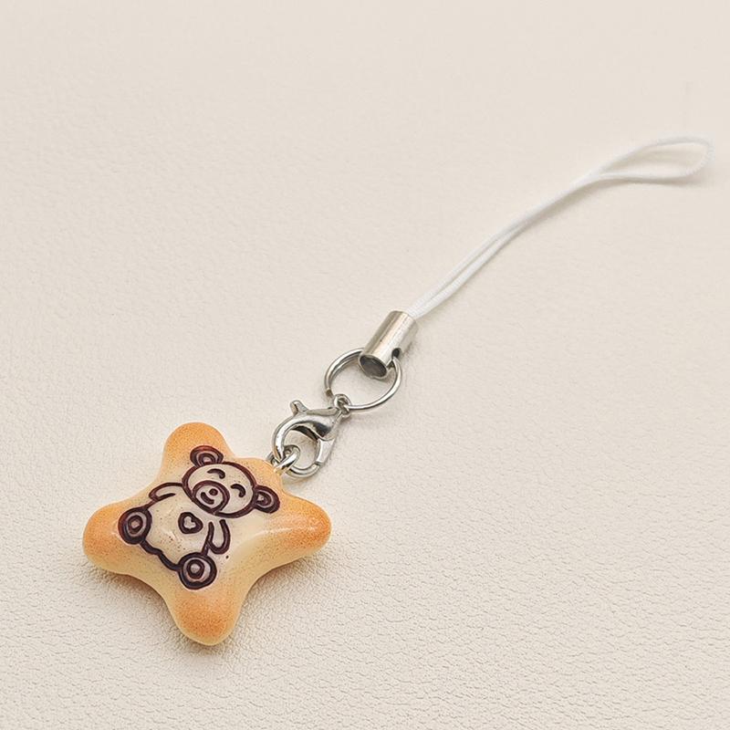 

Милый кулон в виде животного, печенья, еды, имитация печенья, телефонный шнурок, цепочка для сотового телефона, милая сумка, кулон для пары, подарки A5