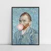 Plakat vincent van gogh z balonem pop art