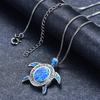 Cute European and American Turtle Micro Diamond Necklace with Versatile Temperament and Collarbone Chain