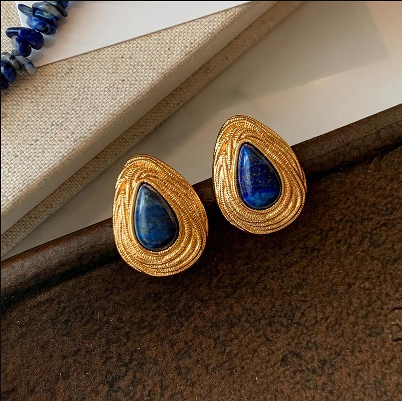 French Vintage Square Stud Earrings for Women  Black  Geometric Exquisite Y2K Accessories Fashion Jewelry Gift