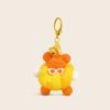 Fluffy Soft And Cartoon Rabbit Fur Keychain With Colorful Adorable Designs