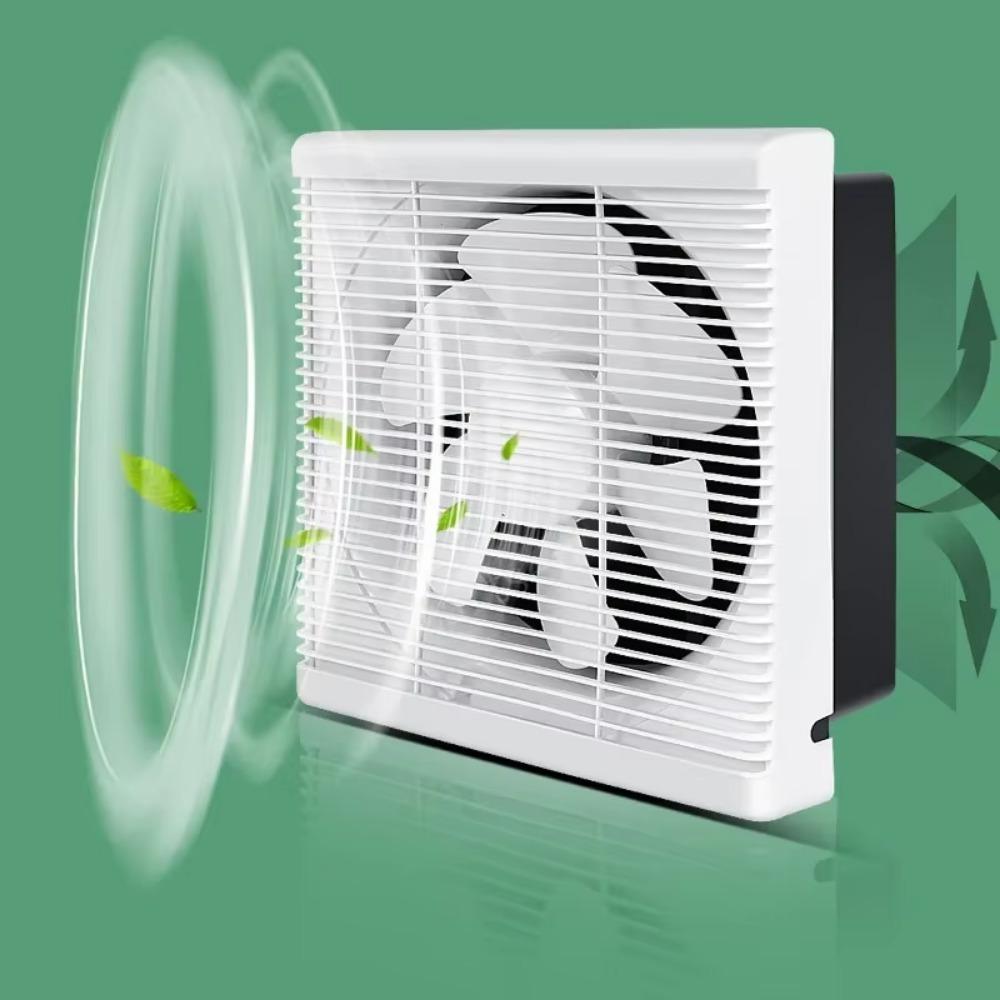 Through-wall Exhaust Fan 8/10 Inch Blower Ventilation New Ventilation Fan for Bathroom Kitchen