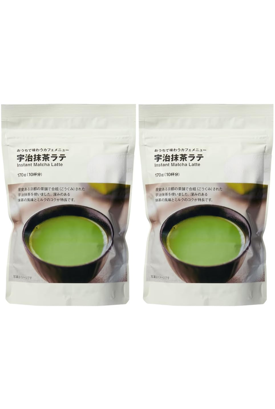 MUJI Uji Matcha Latte 170g x 2 Packs Cafe Menu at [Bulk Purchase] (Enjoy Home)