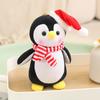 Lovely Cartoon Christmas Scarf Bear Penguin Soft Stuffed Elk Teddy Bear Doll Plush Toy Decoration Girl Boy Kids Christmas Gift