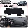 Fit for Honda Fit Jazz 2013 2014 2015- GK5 Dashmat Dashboard Cover Pad Car Accessories DashMat Sunshade Protective Carpet