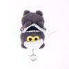 Kawaii Gd Zoa Plush Doll Kpop Gd Stuffed Doll Keychain Creative Cartoon Gray Cat Plush Keyring Bag Pendant Fans Gifts