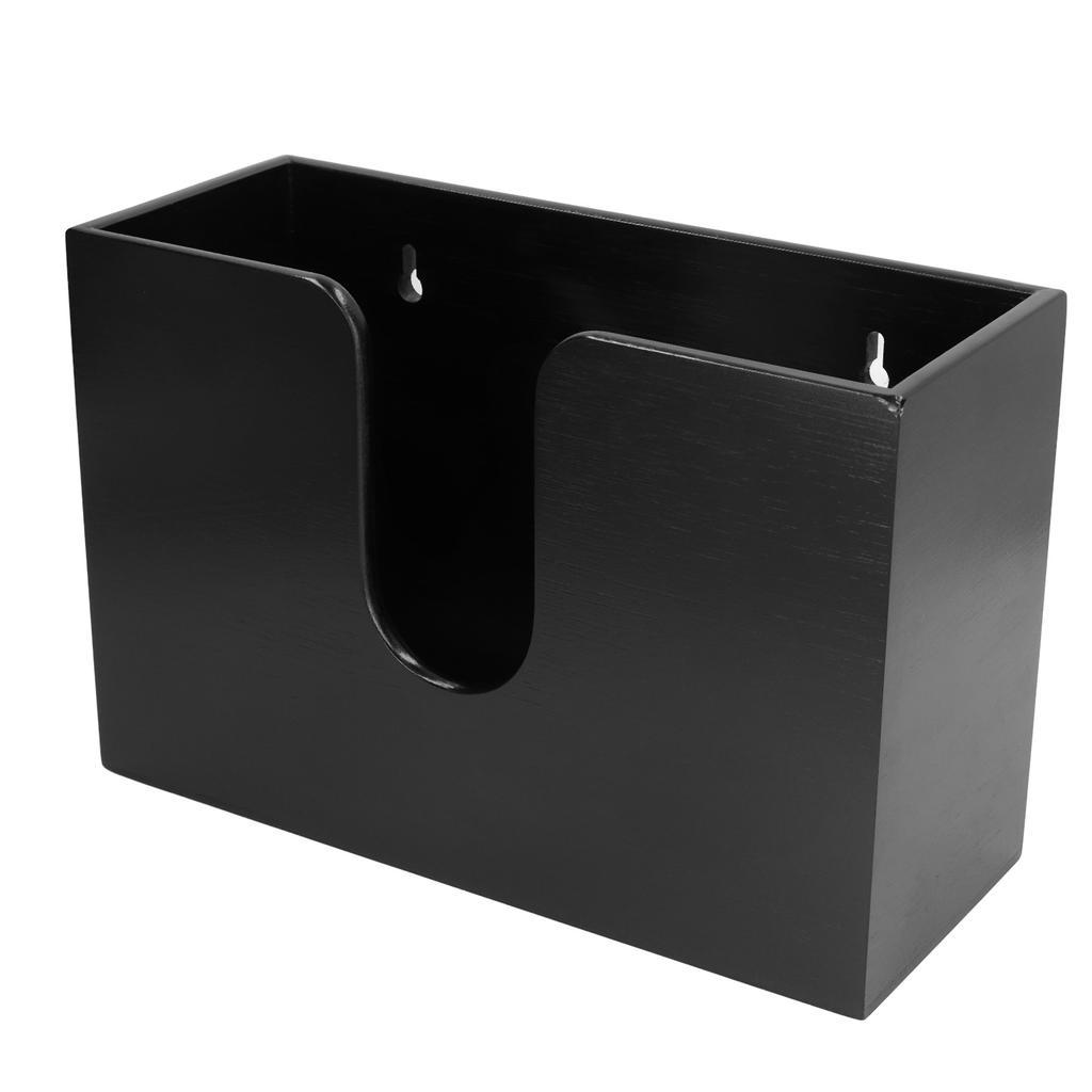 Bamboo Paper Towel Dispenser Countertop Wall Mounted Multifold Napkin Box for Bathroom