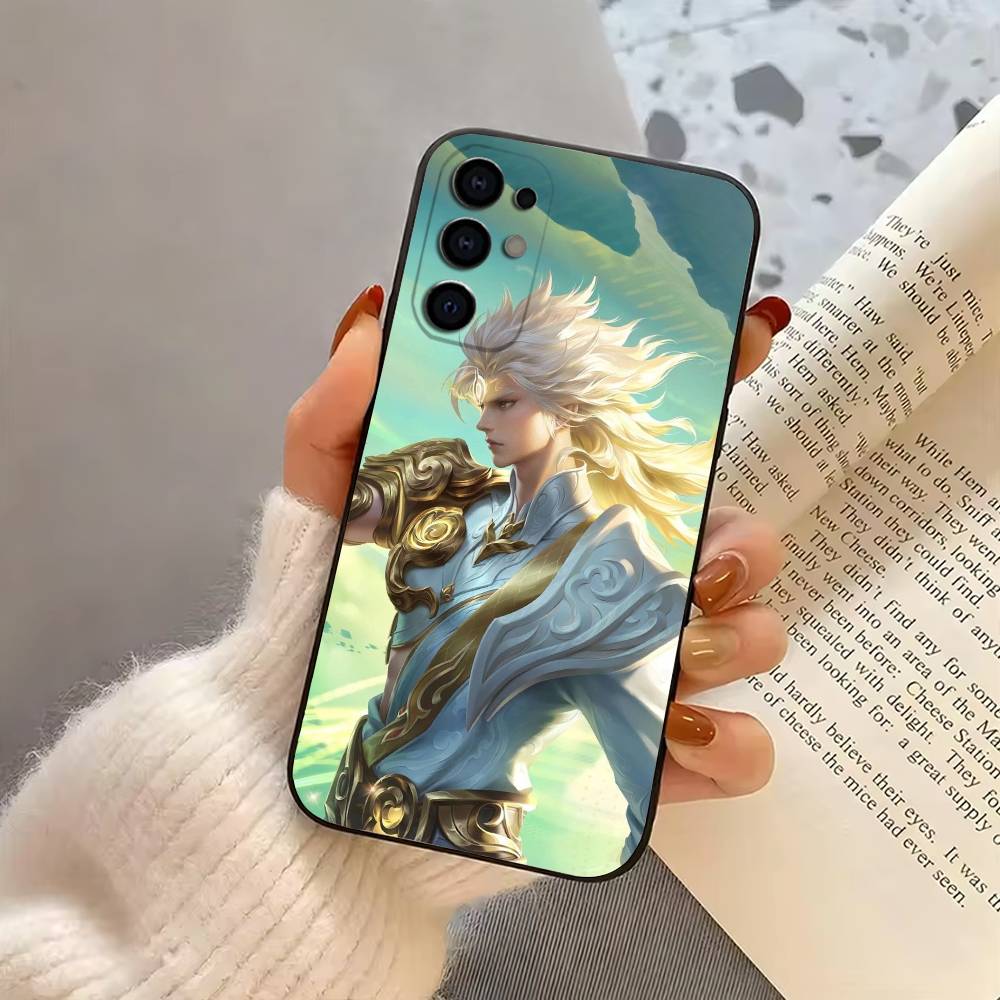 H-Honor of K-Kings Li Bai-es Phone Case For Samsung S25,S24,S21,S22,S23,S30,Ultra,S20,Plus,Fe,Lite,Note,10,Black Cover